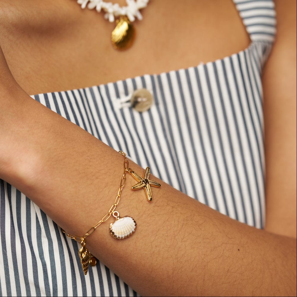Eclectic Seaside Charm Bracelet - Image 2