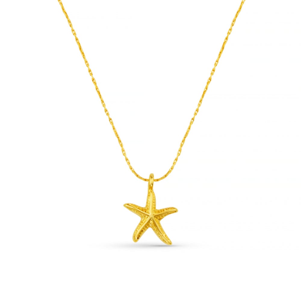 Fine Starfish Collar Necklace