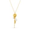 Shell & Pearl Cascading Necklace