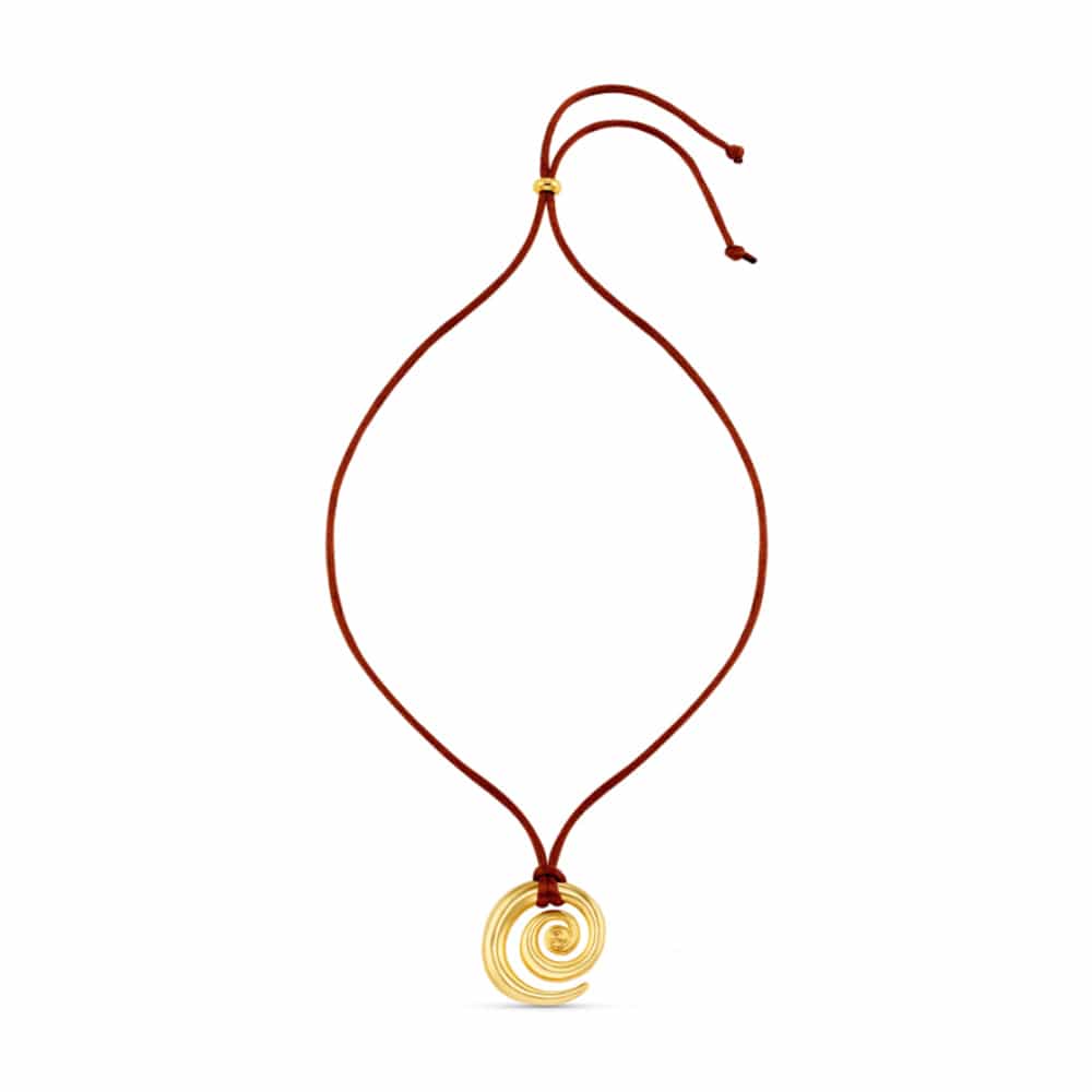 Spiral Cord Adjustable Necklace - Image 3