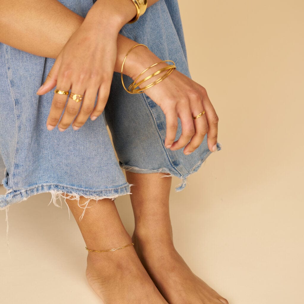 LUXE Open Link Chain Anklet - Image 2