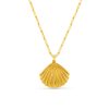 Statement Textured Shell Necklace